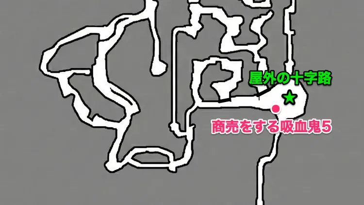 コードヴェイン_商売をする吸血鬼5_マップ画像