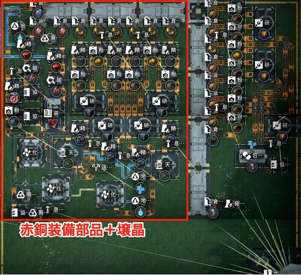 赤銅装備部品+壌晶