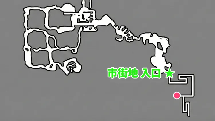 コードヴェイン_亡者の巣窟_マップ