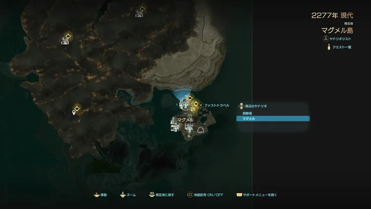 コードヴェイン_友人からの依頼:ラヴィニア_マップ画像