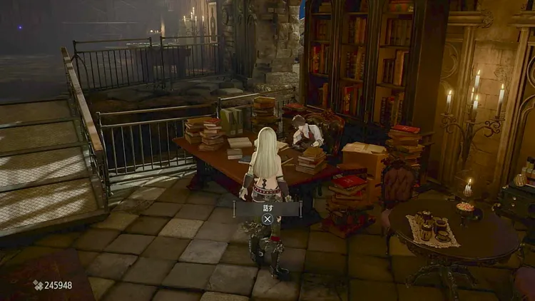 コードヴェイン_ルイの机