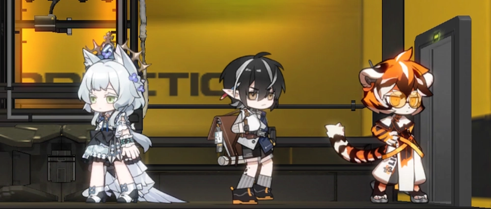 アークナイツ_基地のハイタッチ