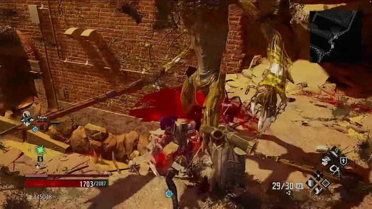 CODE VEIN_吸血アクション_溜め吸血