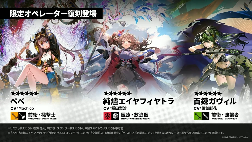 アークナイツ_限定復刻オペレーター