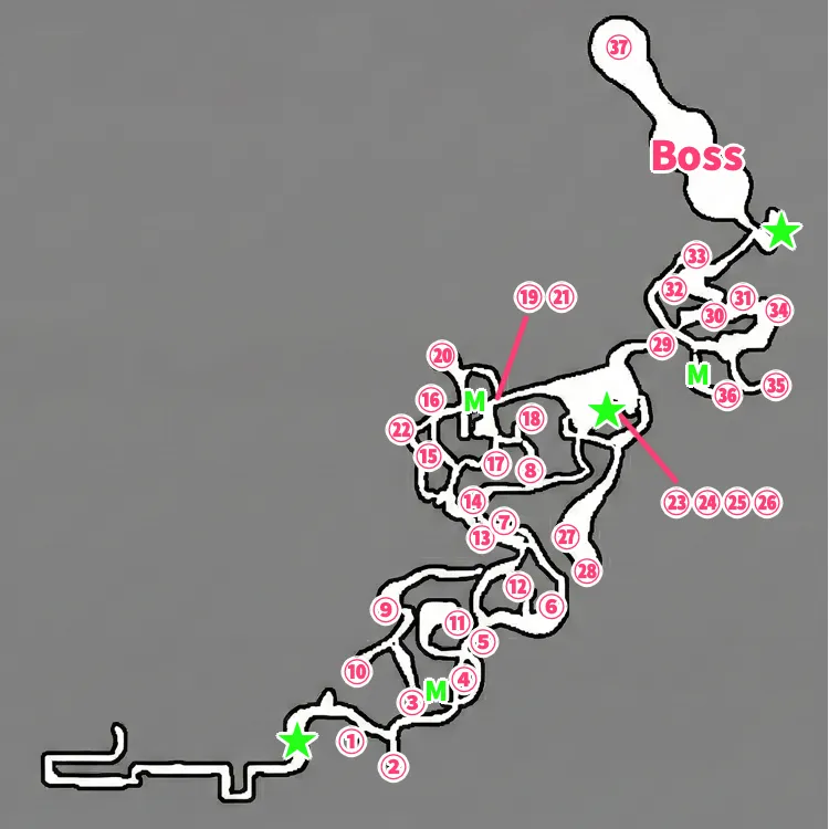 コードヴェイン_干上がった海溝_マップ画像