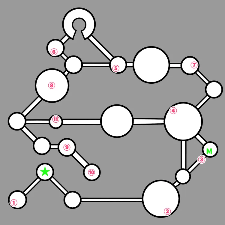 コードヴェイン_棺の塔_マップ画像