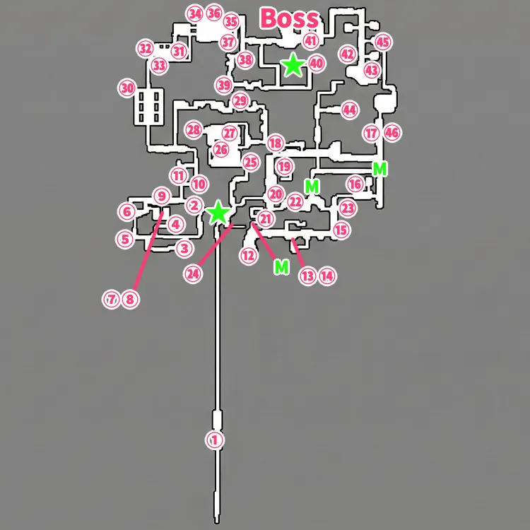 コードヴェイン_臨時総督府 内部_マップ画像