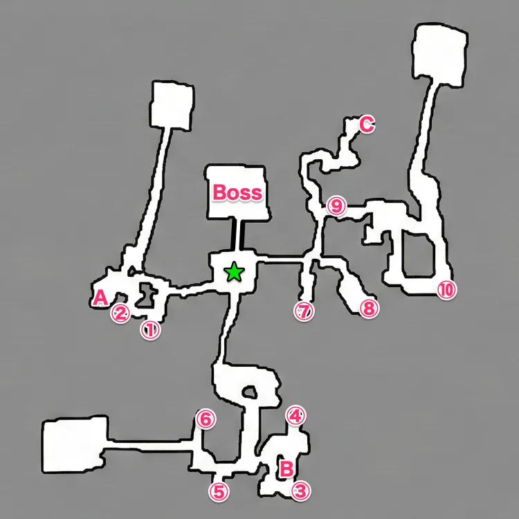 コードヴェイン_贄の街_マップ画像