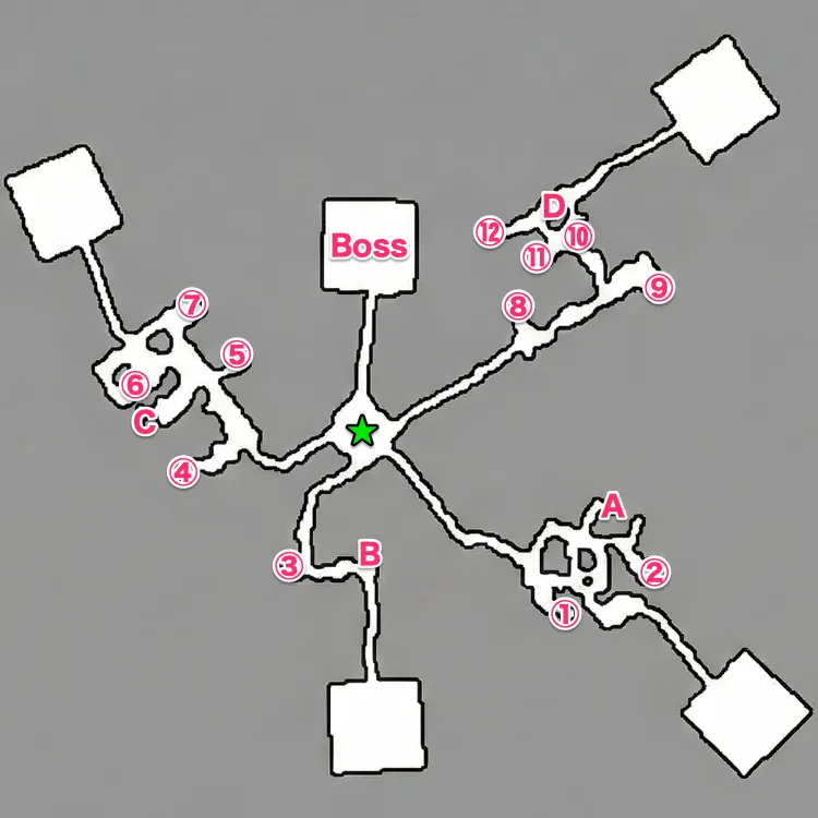 コードヴェイン_煙霧の廃都_マップ画像