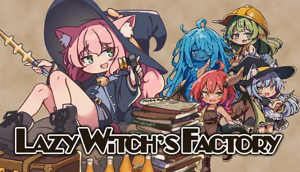 工場ビルダーローグライト『Lazy Witch’s Factory』Steamで明日からプレイテスト開始