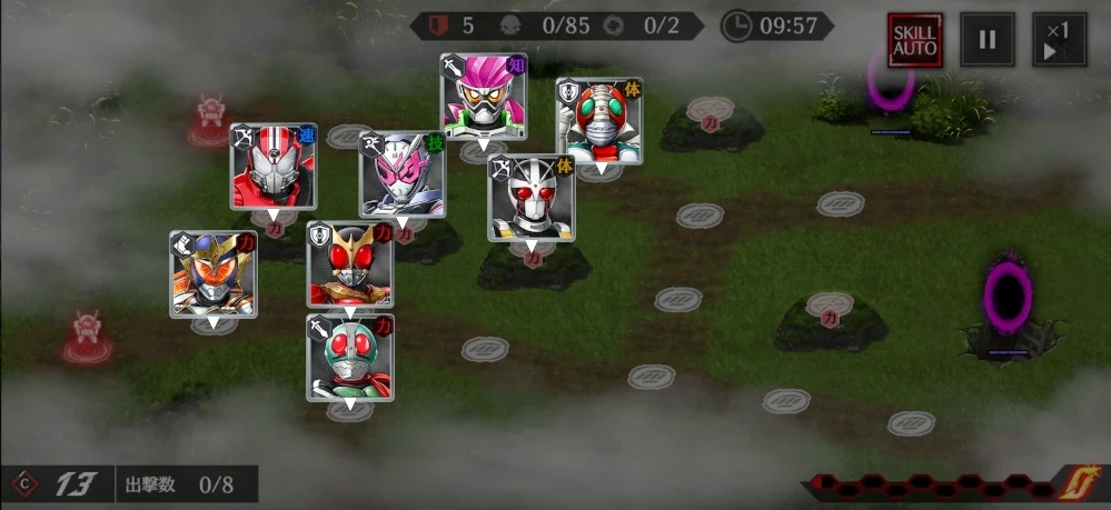 前編3HARD攻略・編成例1_ライD