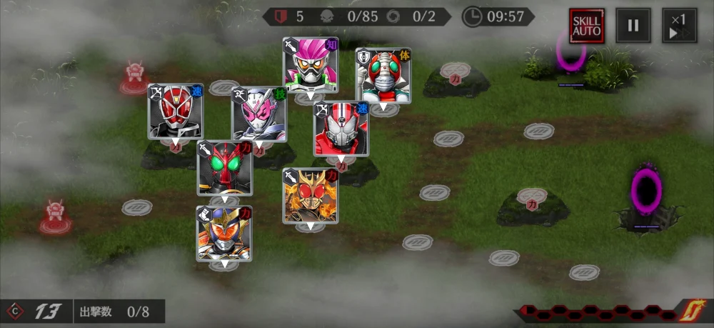 前編3HARD攻略・編成例2_ライD