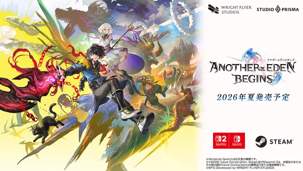 ライトフライヤースタジオ、新作RPG『アナザーエデン ビギンズ』が2026年夏に全世界同時発売決定！
