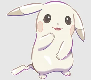 ぽこ あ ポケモン_ピカチュウ(うすいろ)
