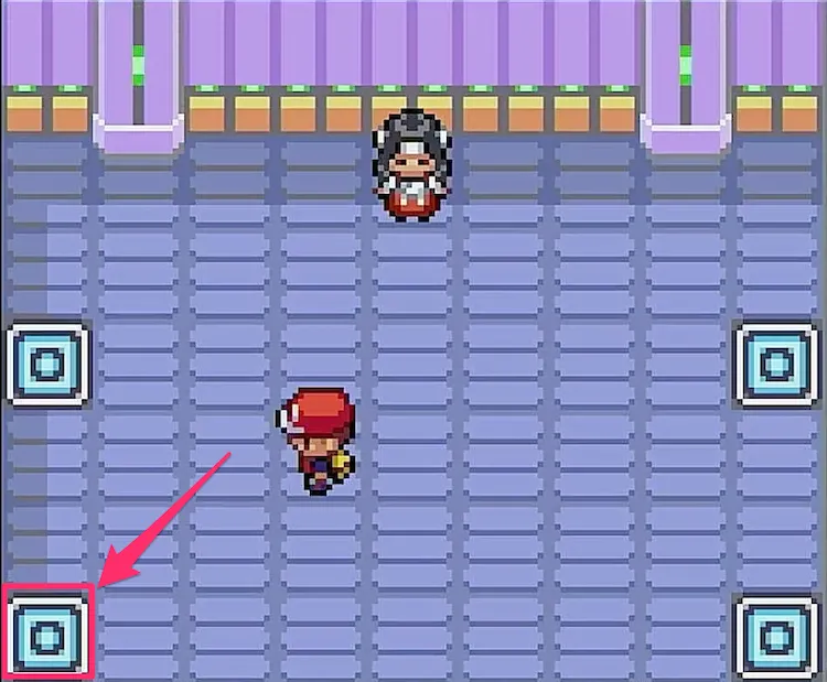 ファイアレッドリーフグリーン_ヤマブキジム_手順4