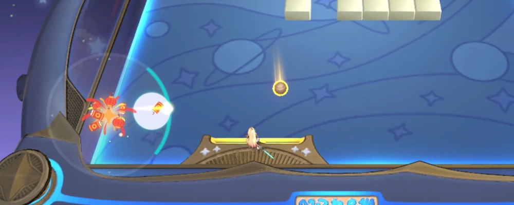 左手でバー操作_ミニゲーム「ブロックくずし」_ステラソラ