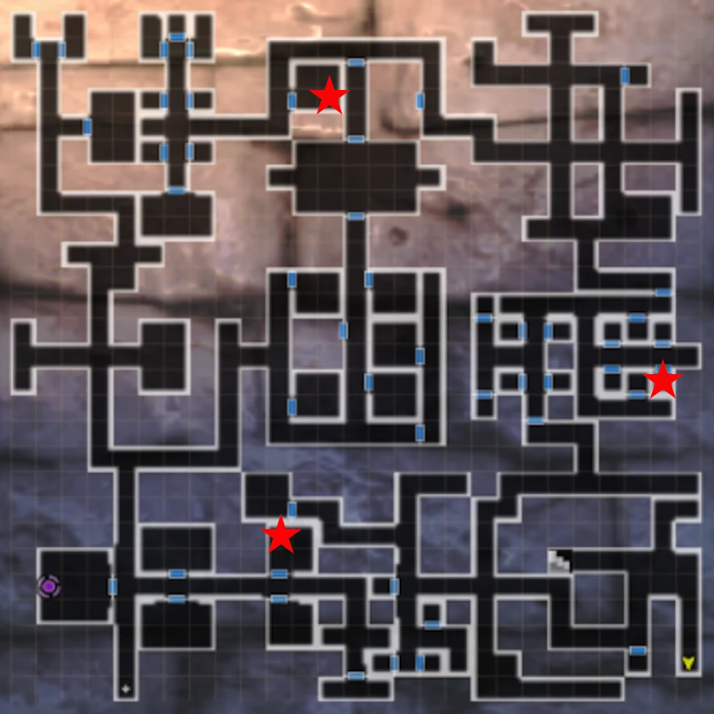 フォードレイクB3F_冒険者マップ_ダフネ