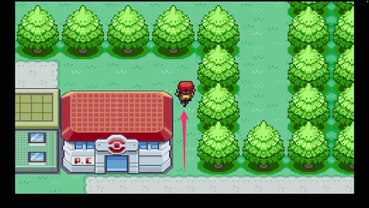 ポケモンFRLG_イーブイ_マンション裏1