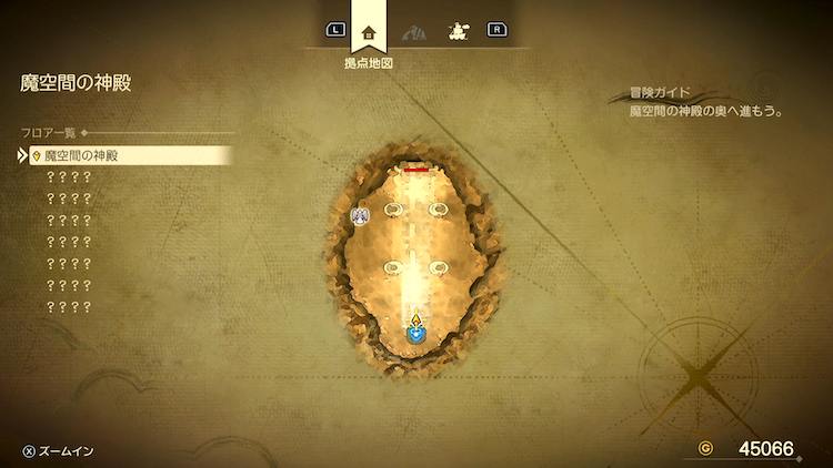 ドラクエ7R_魔空間の神殿_外観_フロアマップ