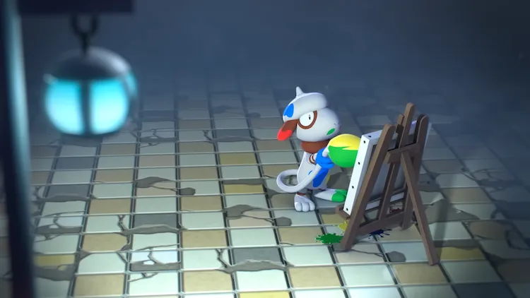 ぽこ あ ポケモン_ドーブル(ペインター)_キャンバス