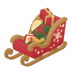 クリスマスのソリ_アイコン