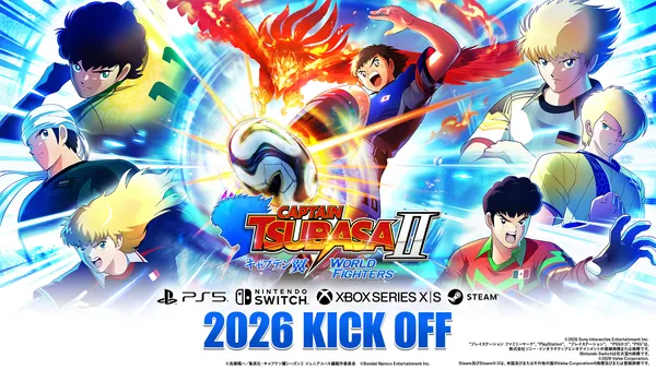 驚きが連鎖する予測不能ネオサッカーアクション開幕！「キャプテン翼２ WORLD FIGHTERS」2026年発売決定！
