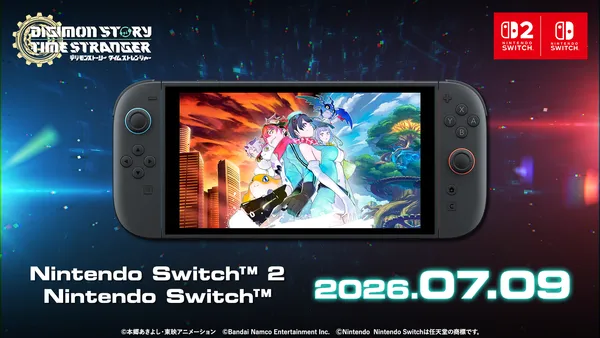 育成RPG『デジモンストーリー タイムストレンジャー』Switch2で2026年7月9日発売決定！