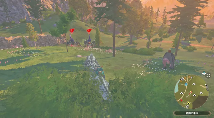 モンハンストーリーズ3_昼夜の違い_夜のモンスター