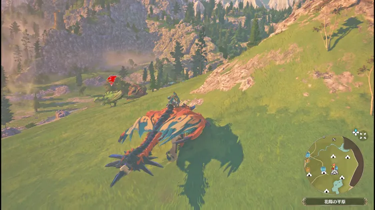 モンハンストーリーズ3_昼夜の違い_夜のレイア