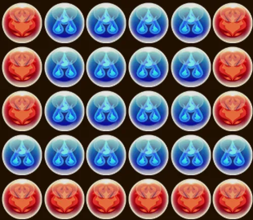 3月クエスト4パズル組み方_パズドラ