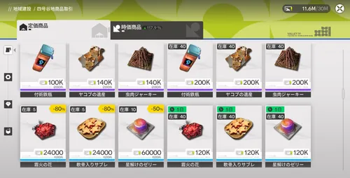 エンドフィールド_商品取引で購入可能