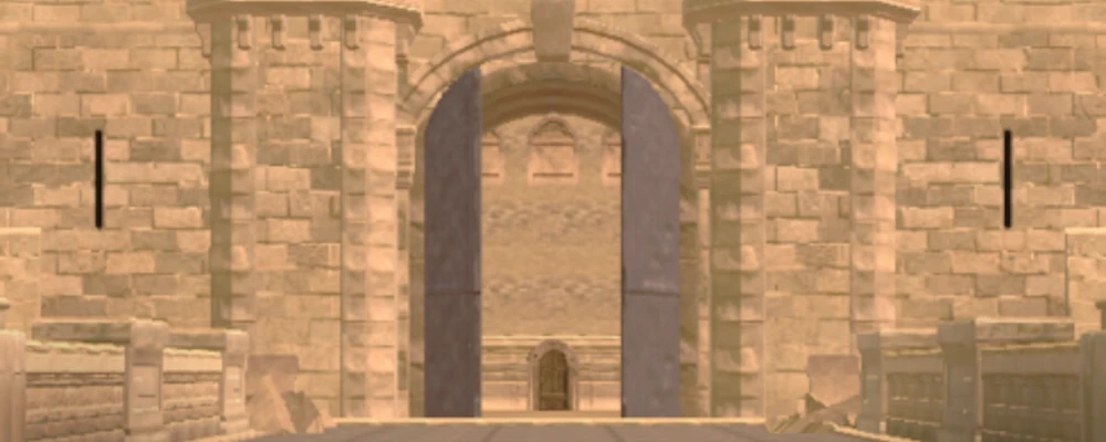 グアルダ城塞-入口-から城内へ_幸運の人形_ダフネ