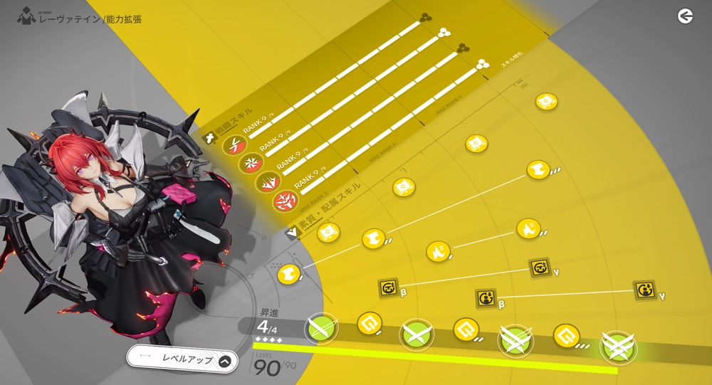 エンドフィールド_育成素材の必要数_2