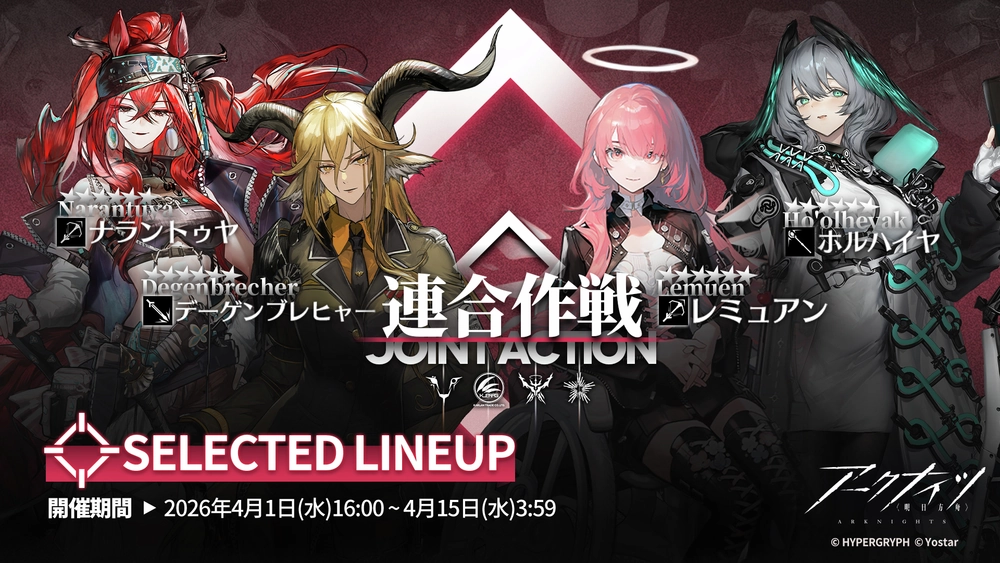 アークナイツ_連合作戦ガチャ_ガチャバナー