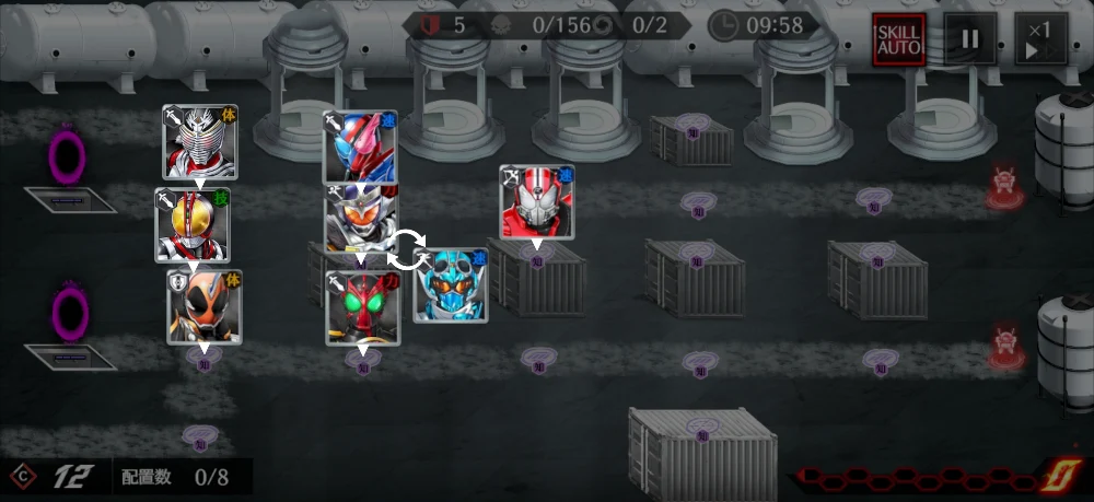 封印区画B17・★3クリア編成例_ライD