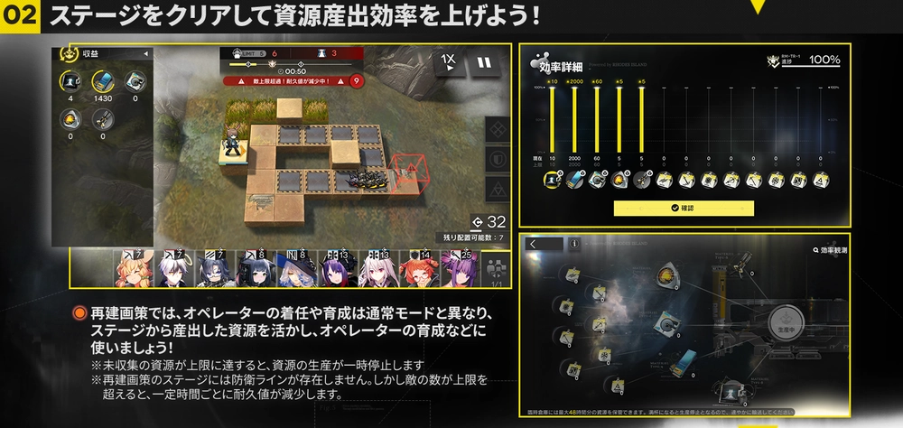 アークナイツ_再建画策_進め方2