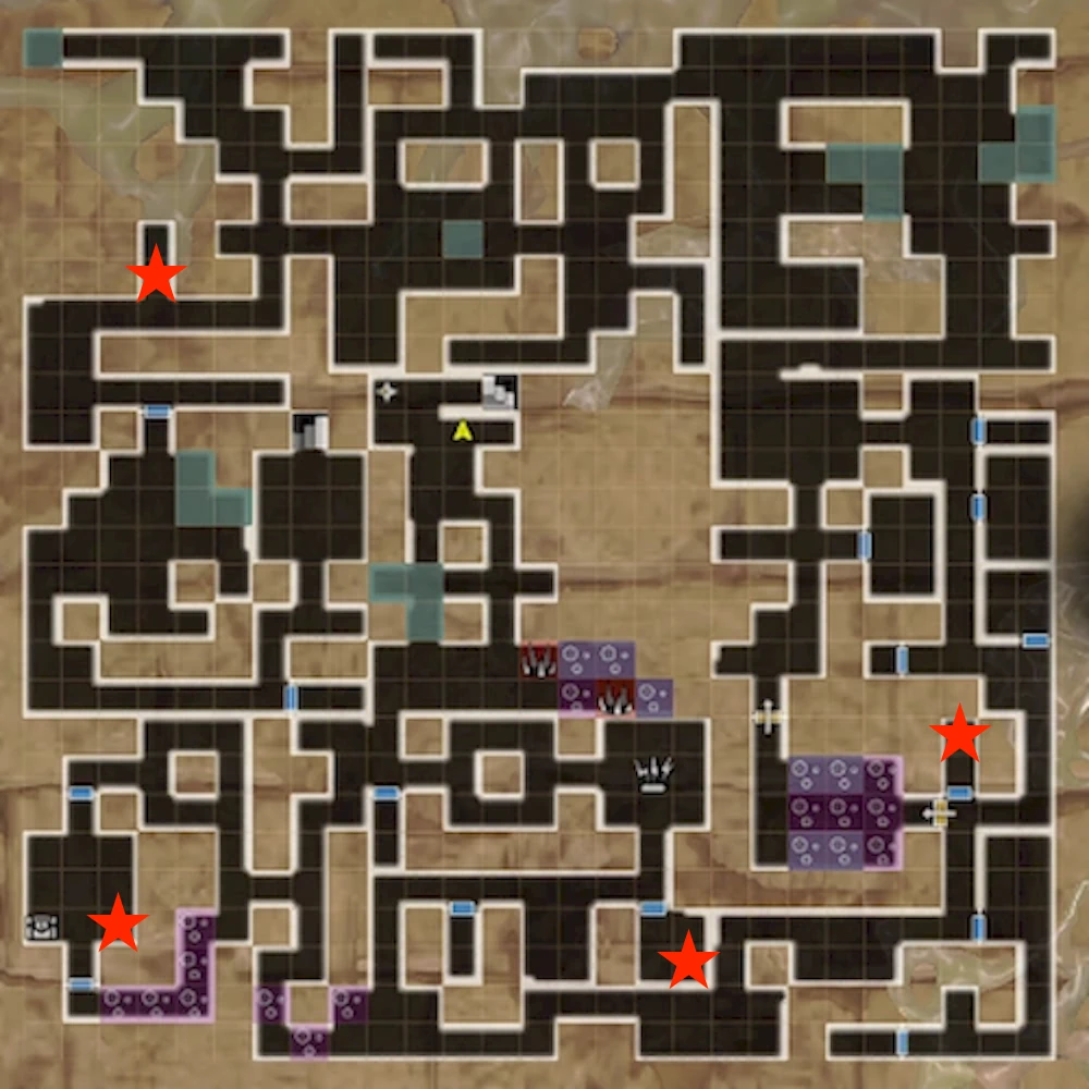 緋色のアンティーク人形マップ3_緋色のアンティーク人形の攻略と進め方_ダフネ