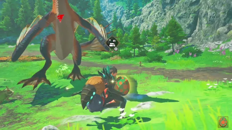 モンハンストーリーズ3_巣での戦闘1