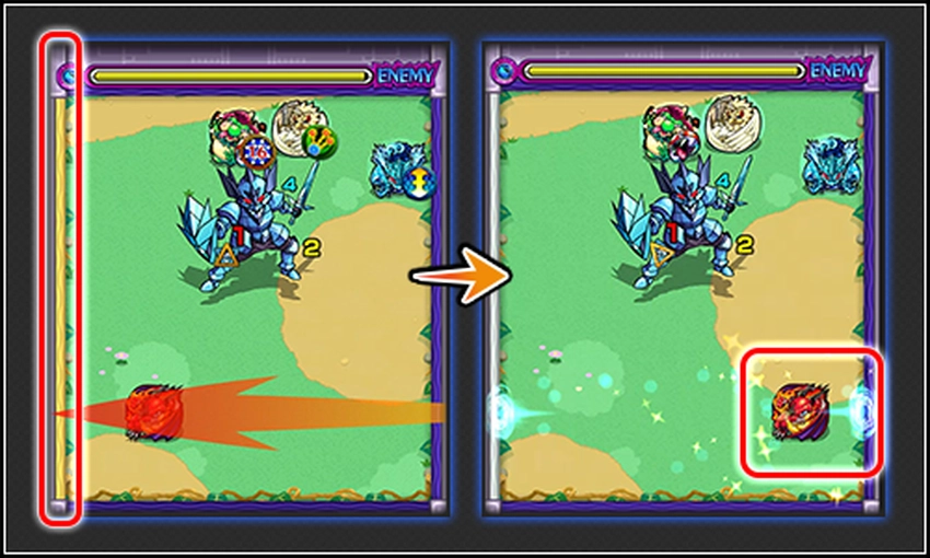 モンスト_スルーチェンジウォール①