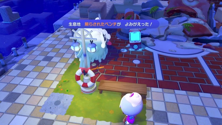 ぽこあポケモン_照らされたベンチ_バナー