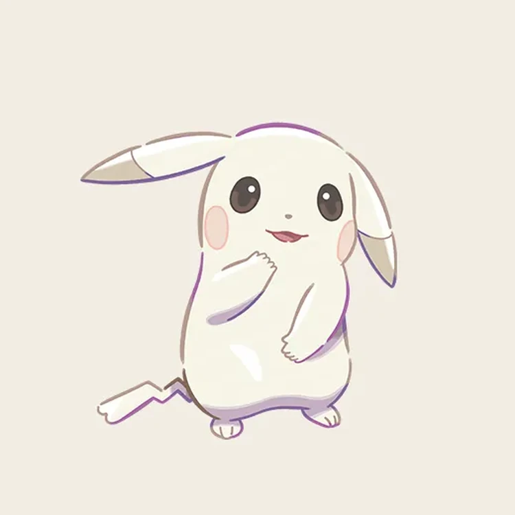 ぽこあポケモン_ピカチュウ(うすチュウ)_アイコン