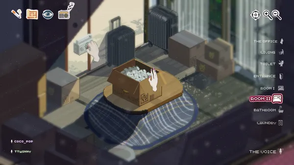 二人で協力荷解き『The Spaces We Share』SteamにてWishlist受付開始!