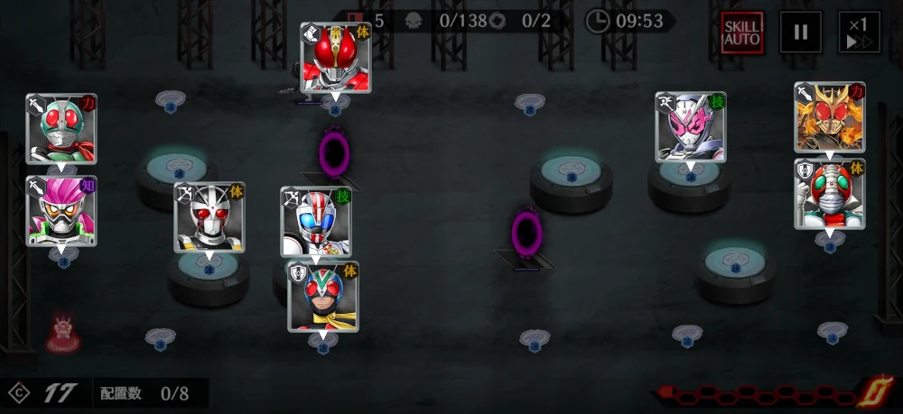 封印区画B16・★3クリア編成例