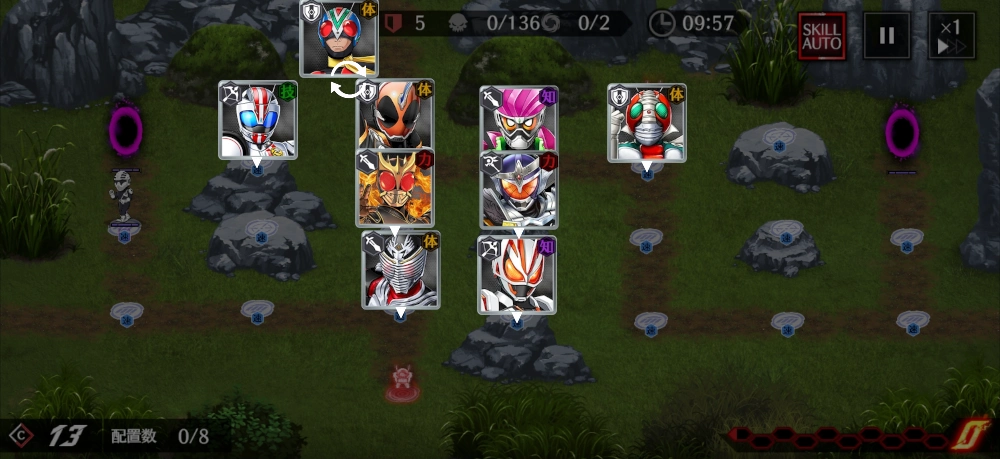 封印区画B22・エンチャンター・オラクルなし編成_ライD