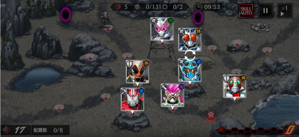 封印区画B13・力属性なし編成_ライD