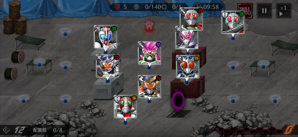 B9封印区画・一発クリア編成2_ライD