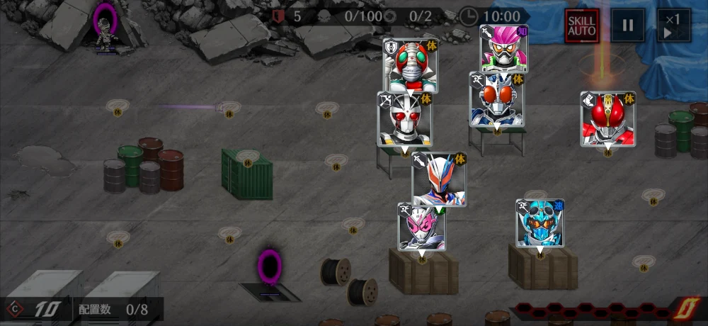 B6封印区画・ガンナー縛り_ライD