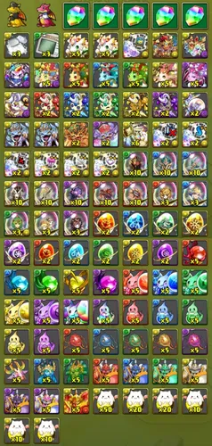 ランチタイム2メニュー目報酬_パズドラ
