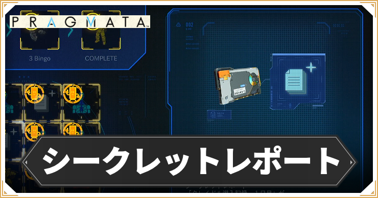 プラグマタ_シークレットレポート