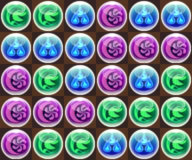 パズドラ_学園メイファンカップ_ティフォン盤面